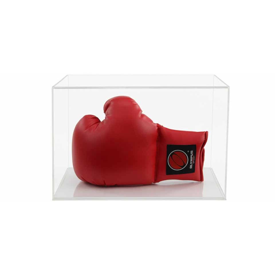 Acrylic Horizontal Boxing Glove Display Case- Choice of Bases