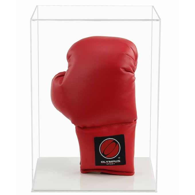 Acrylic Vertical Boxing Glove Display Case- Choice of Bases