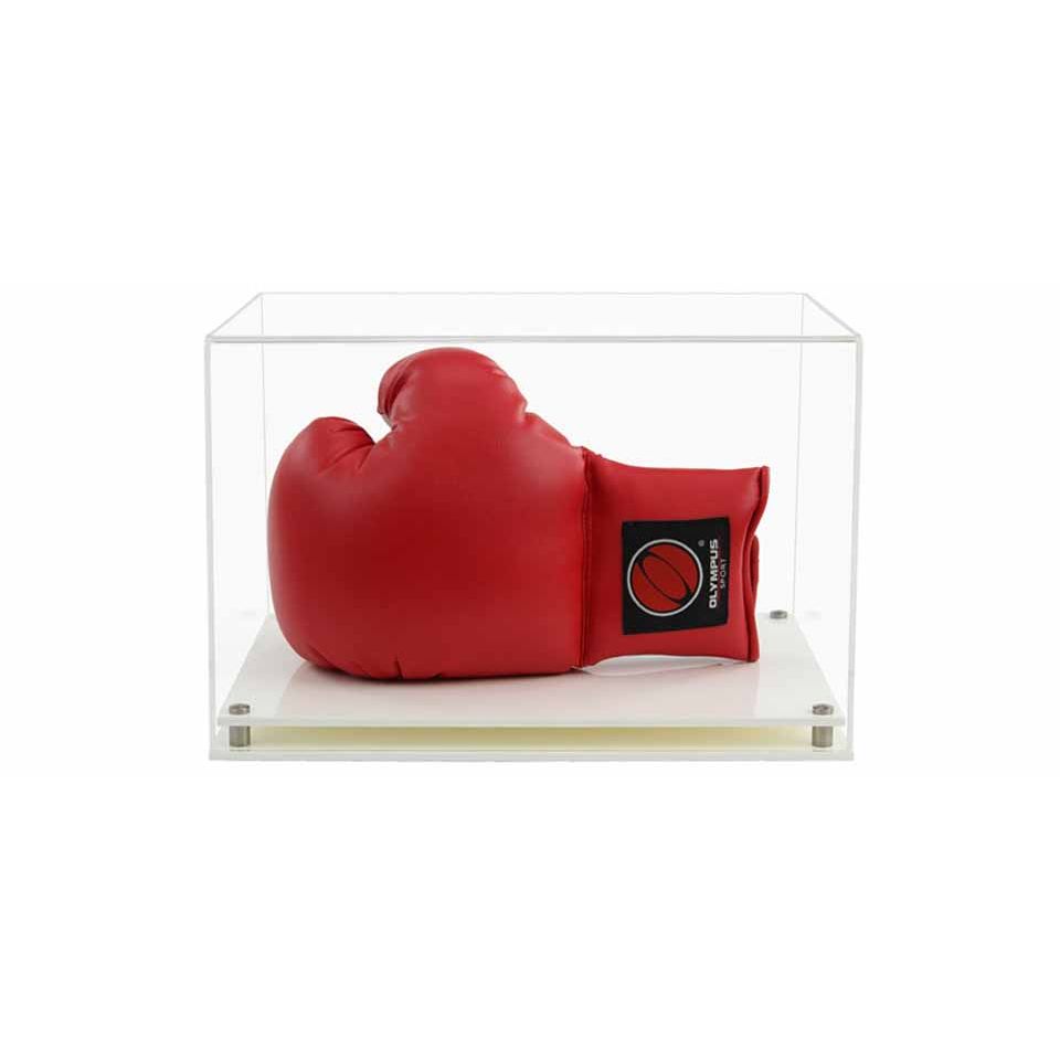 Acrylic Horizontal Boxing Glove Display Case- Choice of Bases