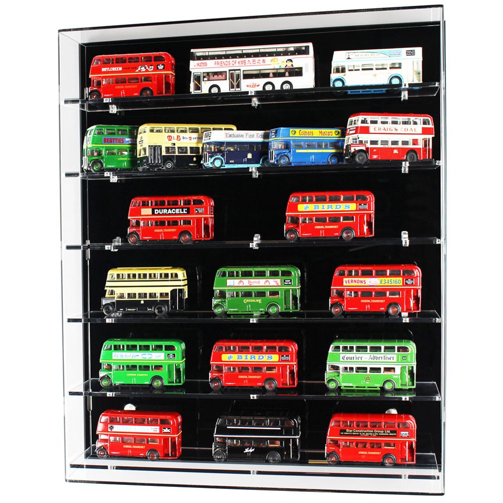 1:76 Scale Model Bus Wall Display Case