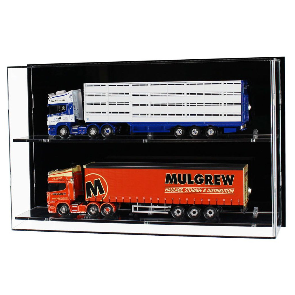 1:50 Scale Model Truck Wall Display Case (2 Shelf)