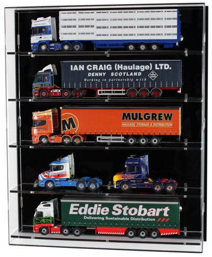 Front View of Acrylic Display Cabinet for 1:50 Scale Model Trucks